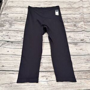 NWT Shapermint Empetua High Waisted Capri Leggings in Black Size XXL